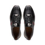 Marco Di Milano Brescia Python & Calfskin Sneakers Black