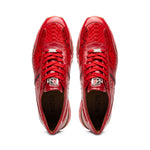 Marco Di Milano Brescia Python & Calfskin Sneakers Red