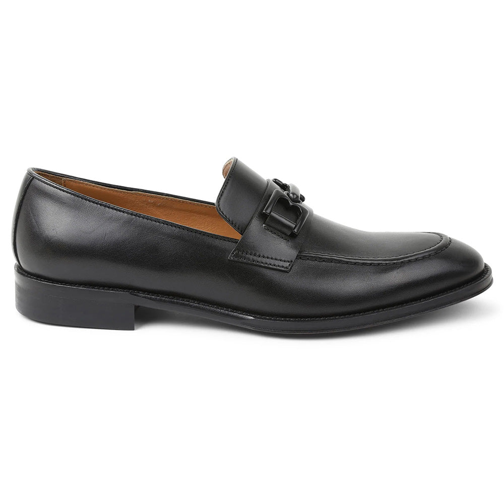 Bruno Magli Alpha Bit Leather Loafers Black