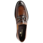 Bruno Magli Alpha Bit Leather Loafers Cognac