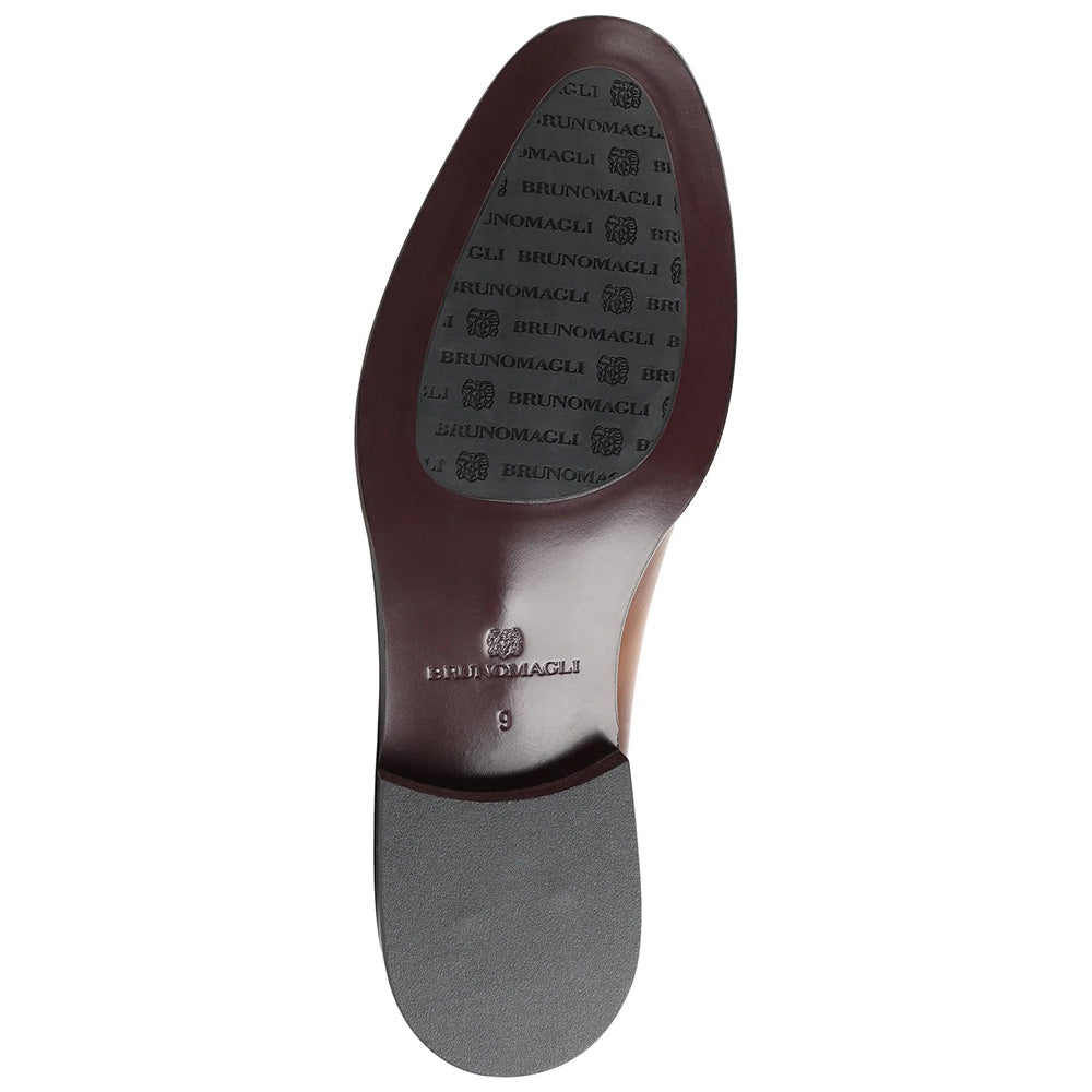 Bruno Magli Alpha Bit Leather Loafers Cognac