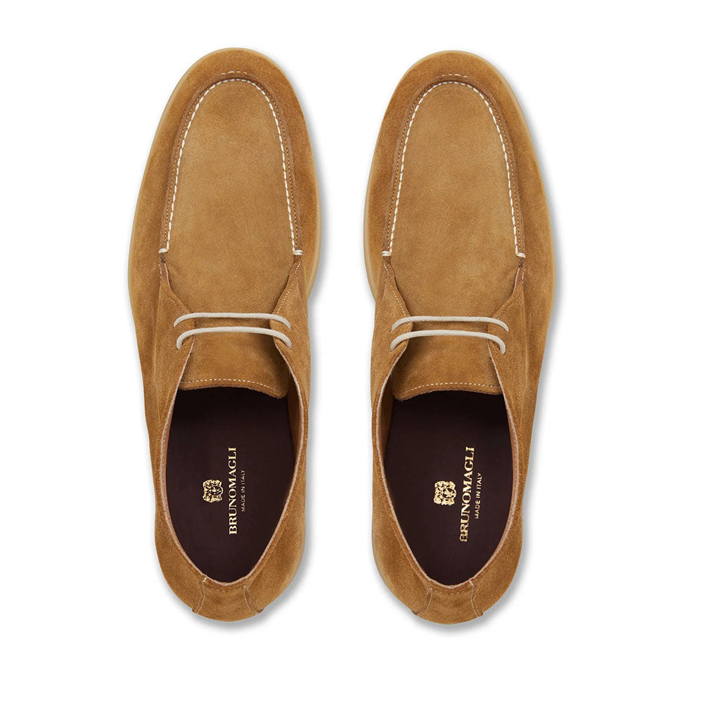 Bruno Magli Alto Suede Chukka Boots Cognac