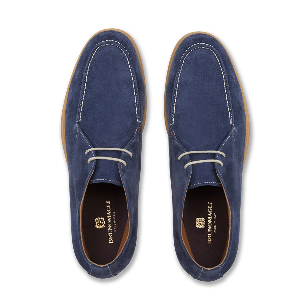 Bruno Magli Alto Suede Chukka Boots Navy