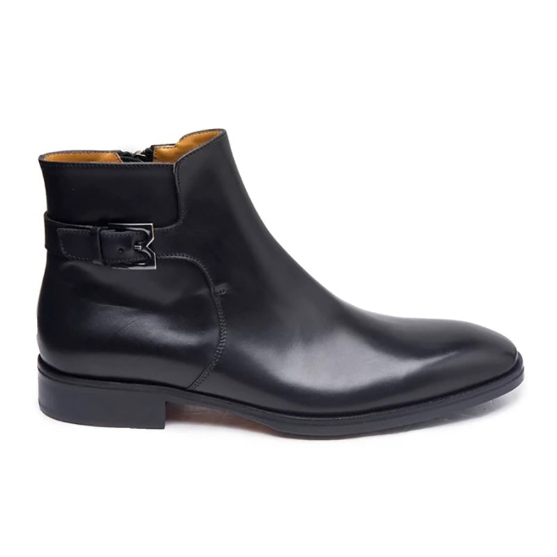 Bruno Magli Angiolini Leather Dress Boots Black