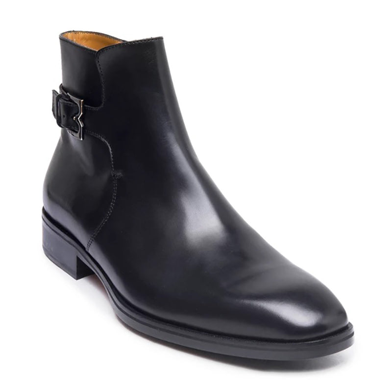 Bruno Magli Angiolini Leather Dress Boots Black