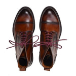Bruno Magli Antonio Leather Boots Brown