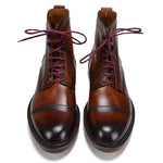 Bruno Magli Antonio Leather Boots Brown