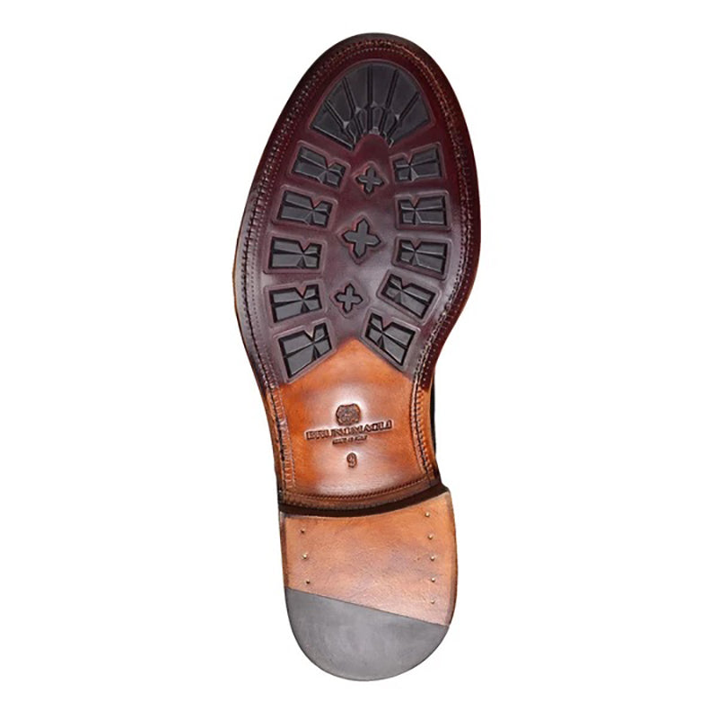 Bruno Magli Antonio Leather Boots Brown