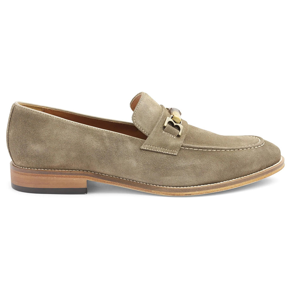 Bruno Magli Antonio Suede Loafers Taupe
