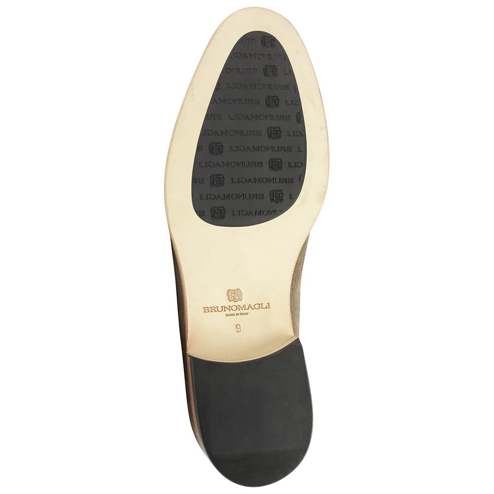 Bruno Magli Antonio Suede Loafers Taupe