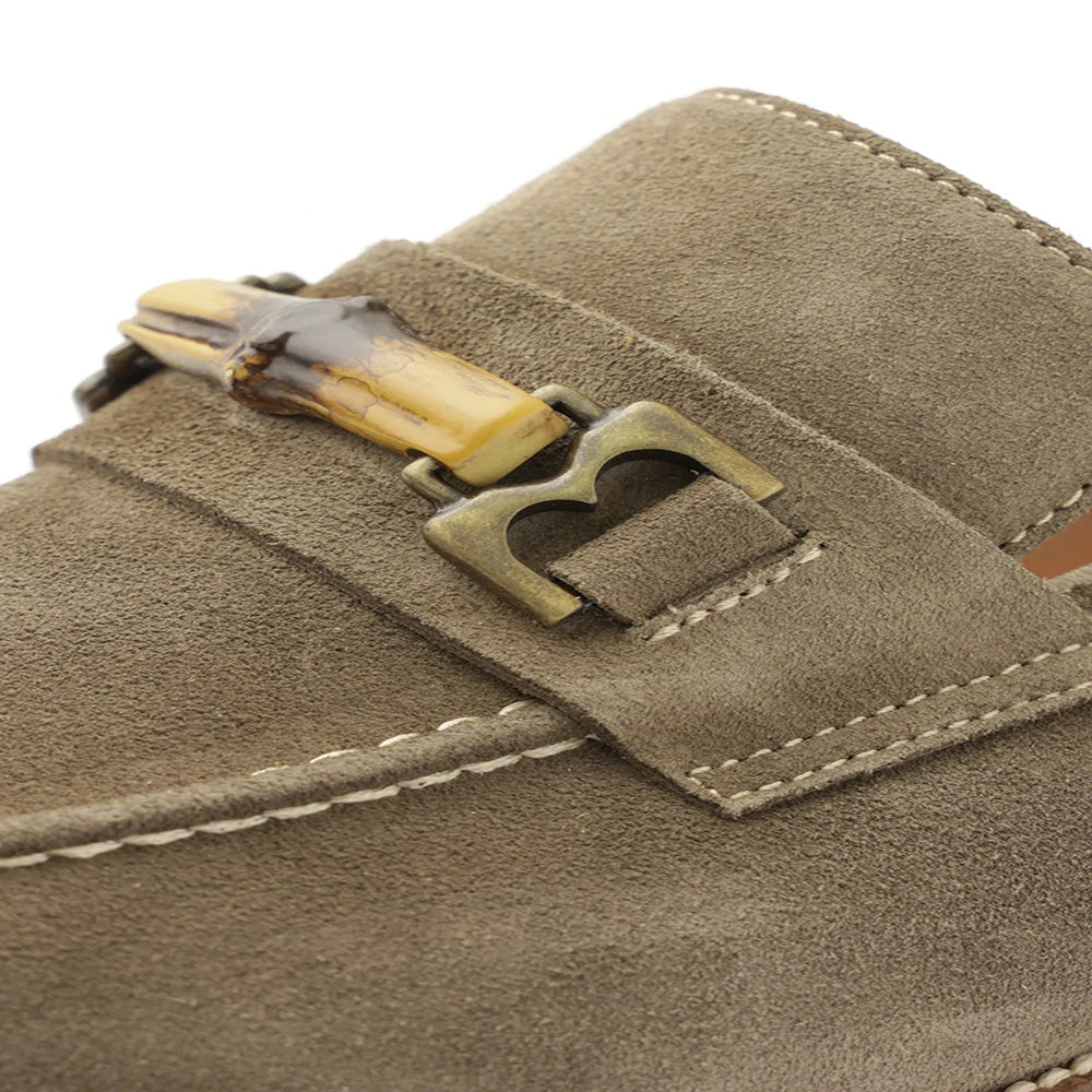 Bruno Magli Antonio Suede Loafers Taupe