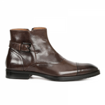 Bruno Magli Arcadia Cap Toe Boot Dark Brown