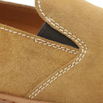 Bruno Magli Bilboa Suede Slip-on Shoes Cognac