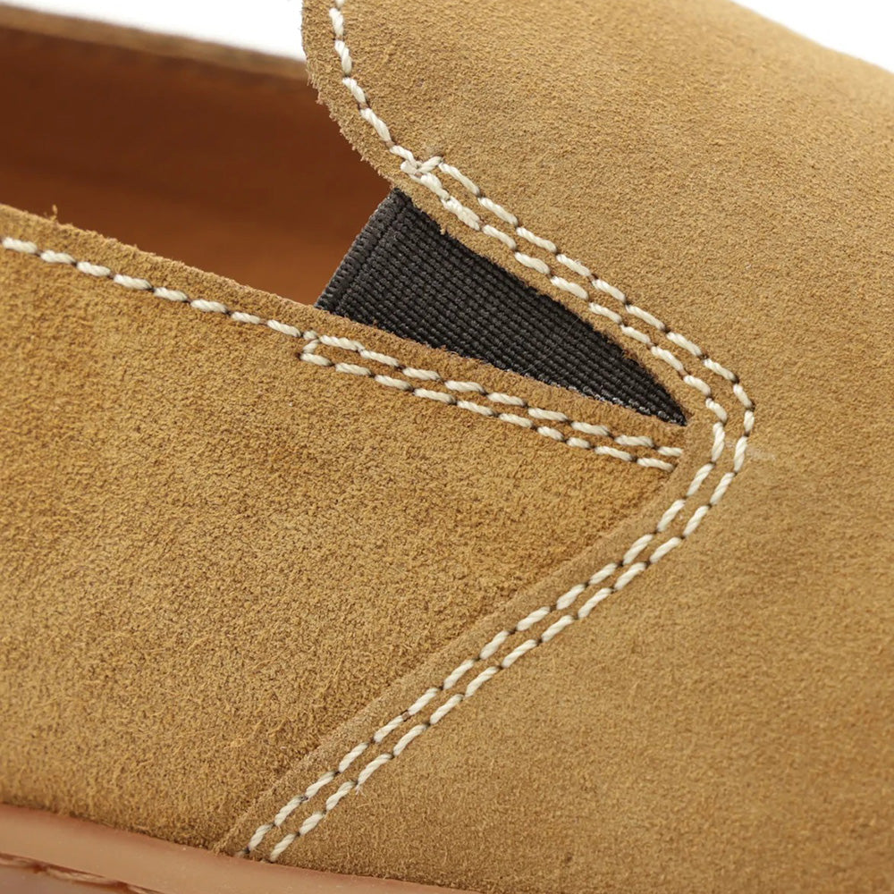 Bruno Magli Bilboa Suede Slip-on Shoes Cognac