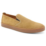 Bruno Magli Bilboa Suede Slip-on Shoes Cognac