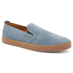 Bruno Magli Bilboa Suede Slip-on Shoes Light Blue