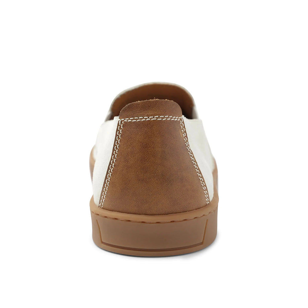 Bruno Magli Bilboa Suede Slip-on Shoes White