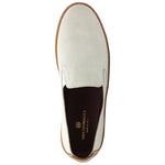 Bruno Magli Bilboa Suede Slip-on Shoes White