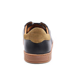 Bruno Magli Bono Leather Lace-up Sneakers Black