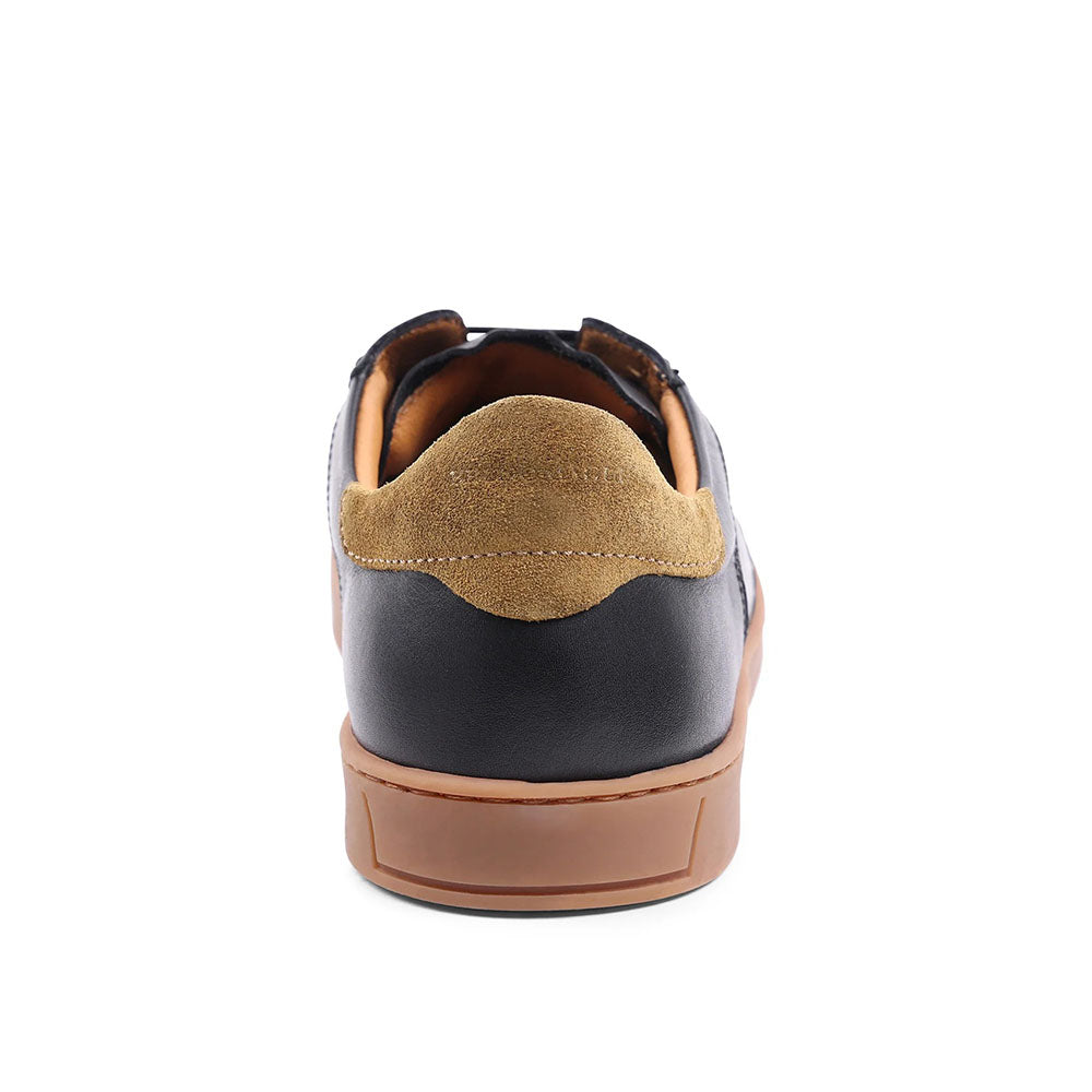 Bruno Magli Bono Leather Lace-up Sneakers Black