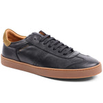 Bruno Magli Bono Leather Lace-up Sneakers Black
