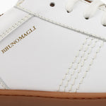 Bruno Magli Bono Leather Lace-up Sneakers White