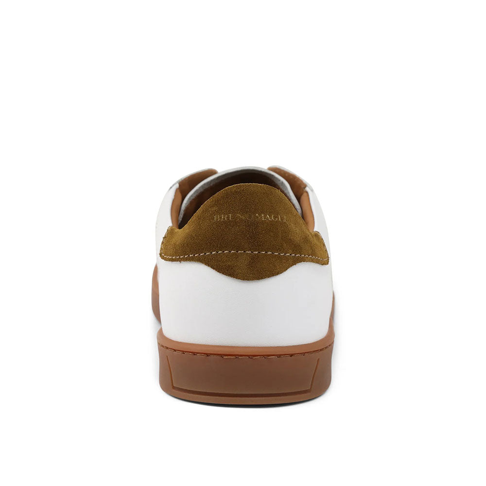 Bruno Magli Bono Leather Lace-up Sneakers White