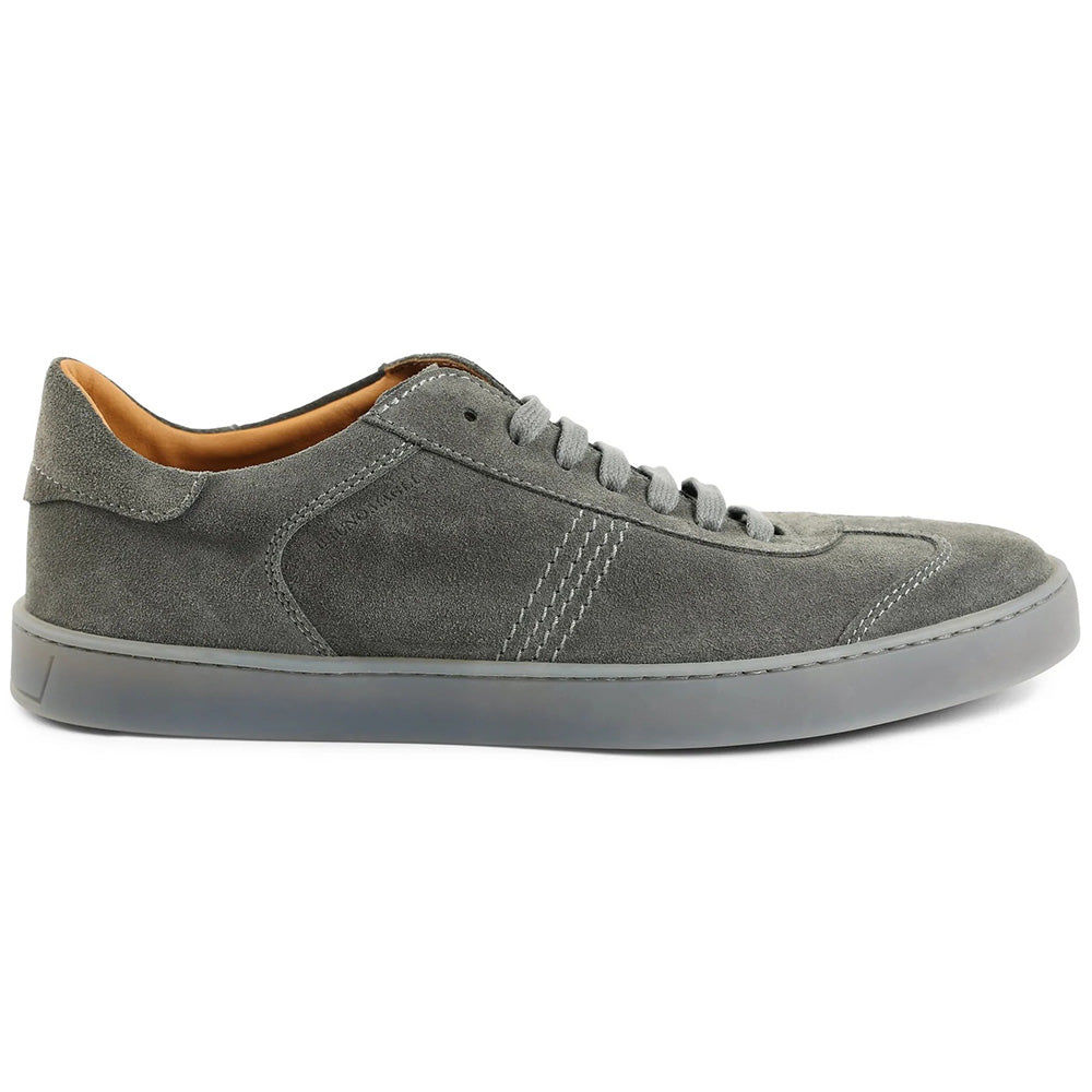 Bruno Magli Bono Suede Lace-up Sneakers Grey