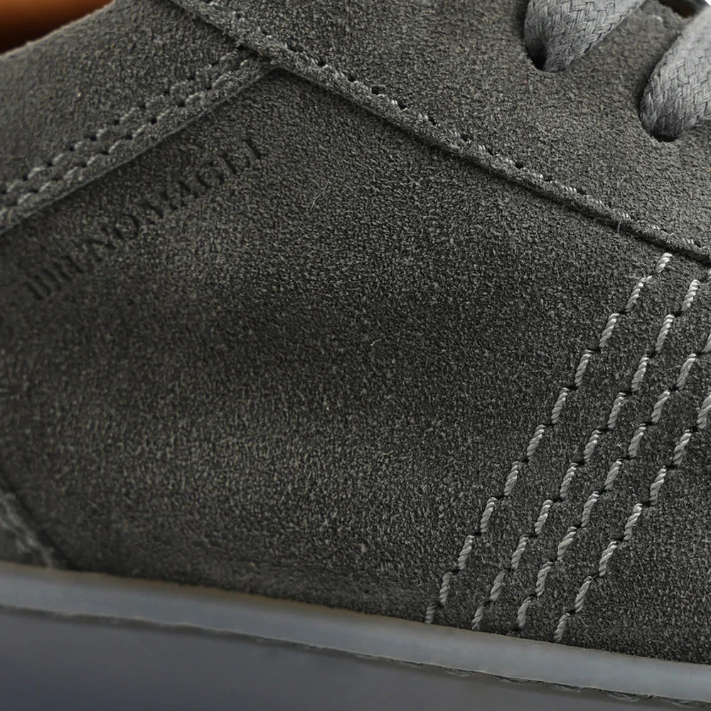 Bruno Magli Bono Suede Lace-up Sneakers Grey