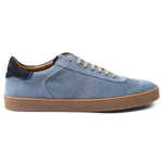 Bruno Magli Bono Suede Lace-up Sneakers Light Blue