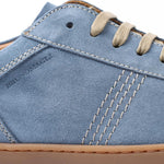 Bruno Magli Bono Suede Lace-up Sneakers Light Blue