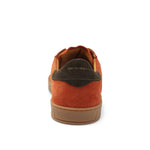Bruno Magli Bono Suede Lace-up Sneakers Saffron