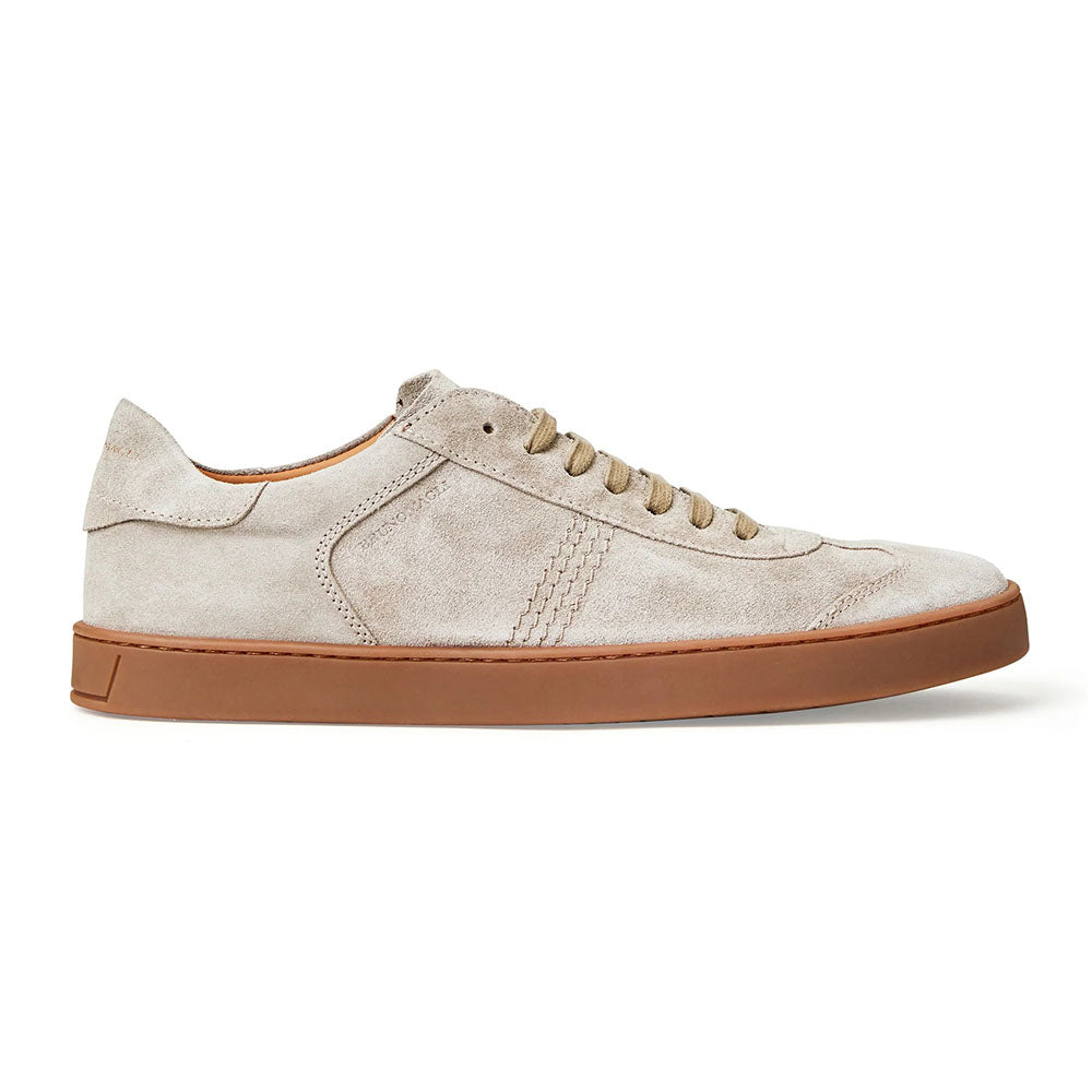 Bruno Magli Bono Suede Lace-up Sneakers Sand