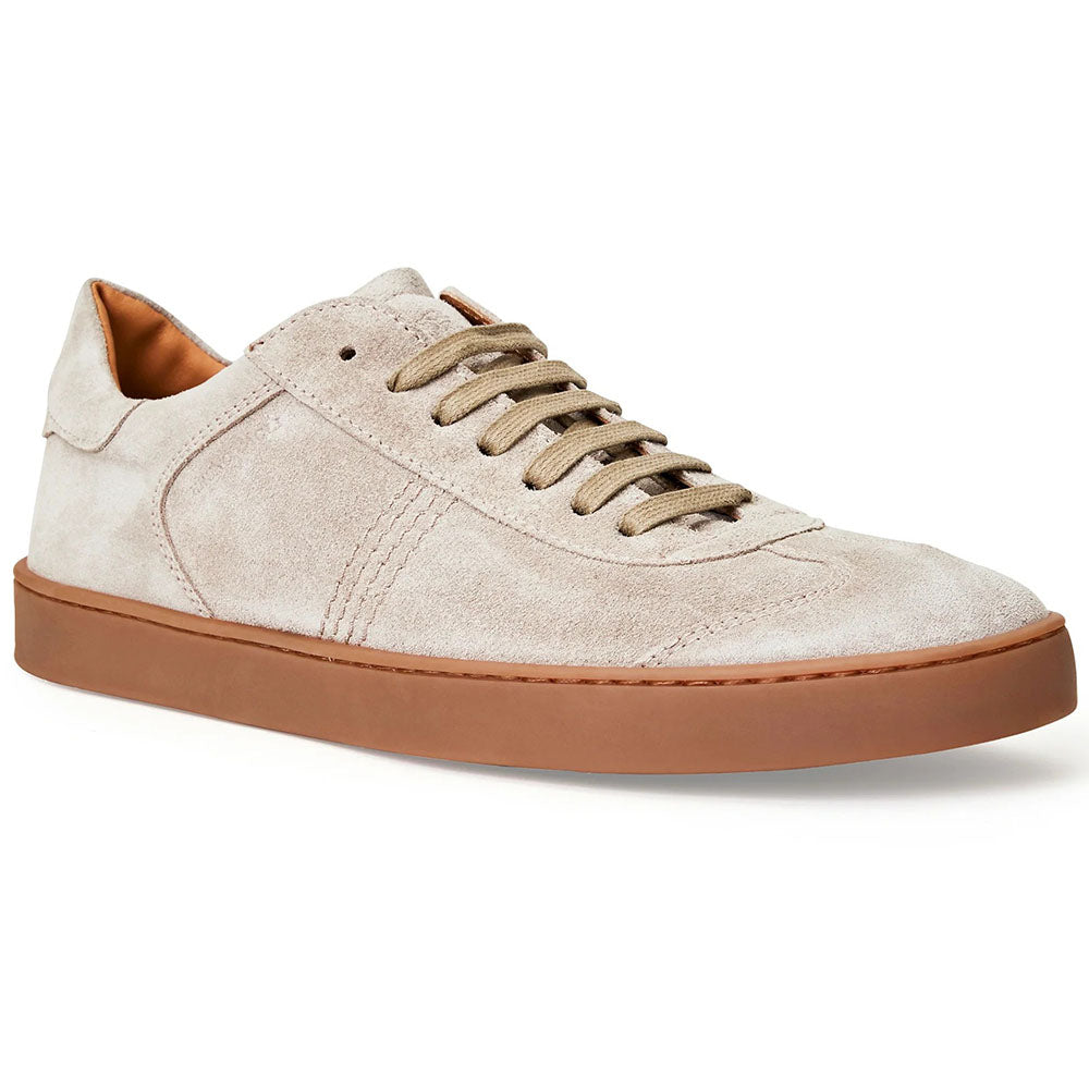 Bruno Magli Bono Suede Lace-up Sneakers Sand