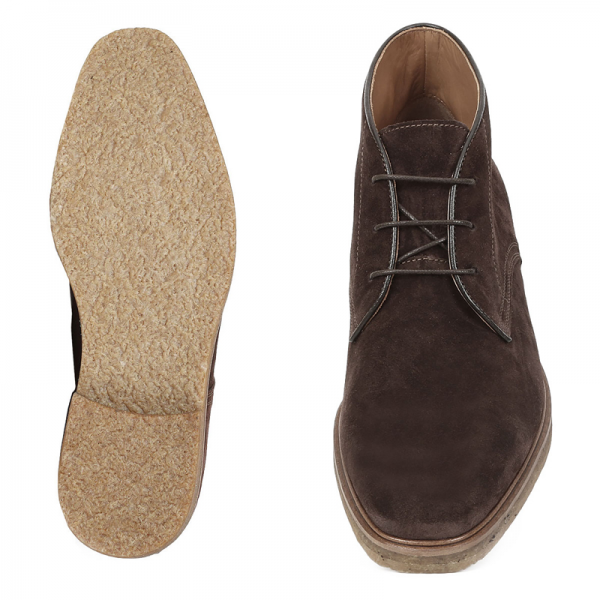 Bruno Magli Chavez Suede Snip Toe Boot Dark Brown