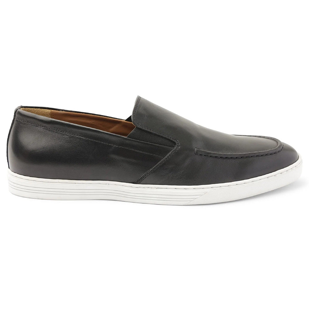 Bruno Magli Cielio Leather Venetian Loafers Black