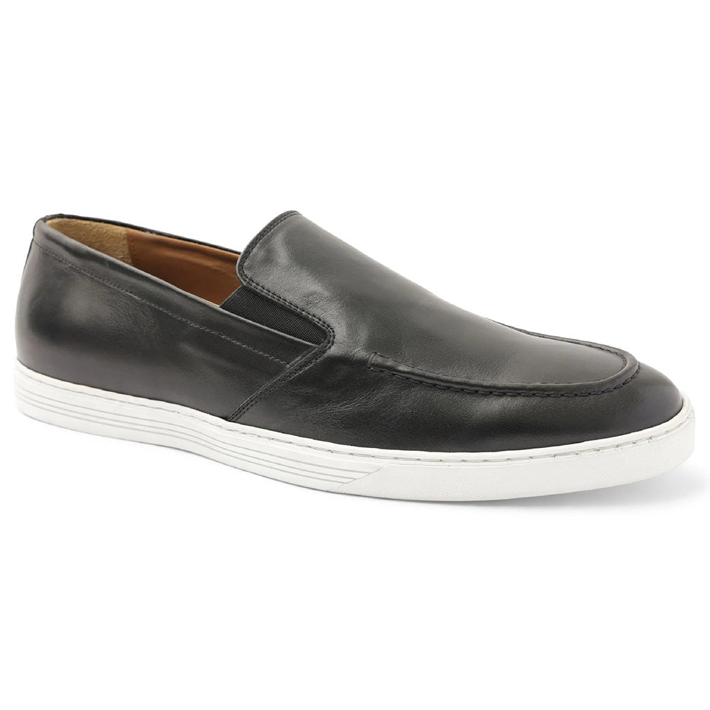Bruno Magli Cielio Leather Venetian Loafers Black