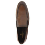Bruno Magli Cielio Leather Venetian Loafers Cognac