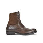 Bruno Magli Collezione Lotto Cordovan/Shearling Boots Dark Brown