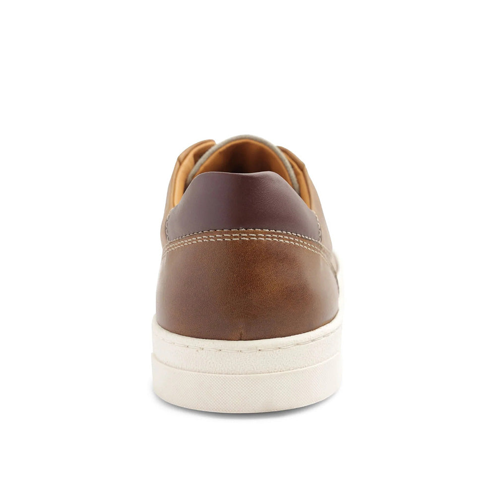 Bruno Magli Dante Leather & Suede Sneakers Cognac / Taupe