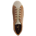 Bruno Magli Dante Leather & Suede Sneakers Cognac / Taupe
