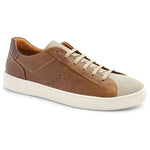 Bruno Magli Dante Leather & Suede Sneakers Cognac / Taupe