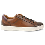 Bruno Magli Dante Leather Sneakers Cognac