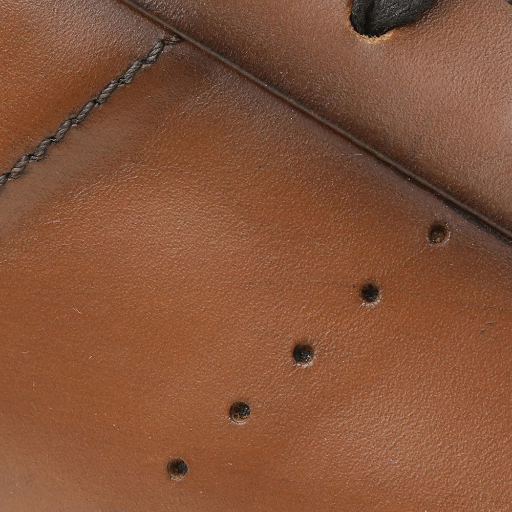 Bruno Magli Dante Leather Sneakers Cognac
