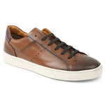 Bruno Magli Dante Leather Sneakers Cognac