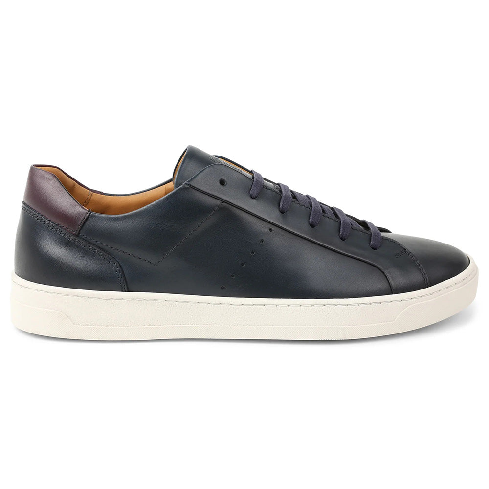 Bruno Magli Dante Leather Sneakers Navy