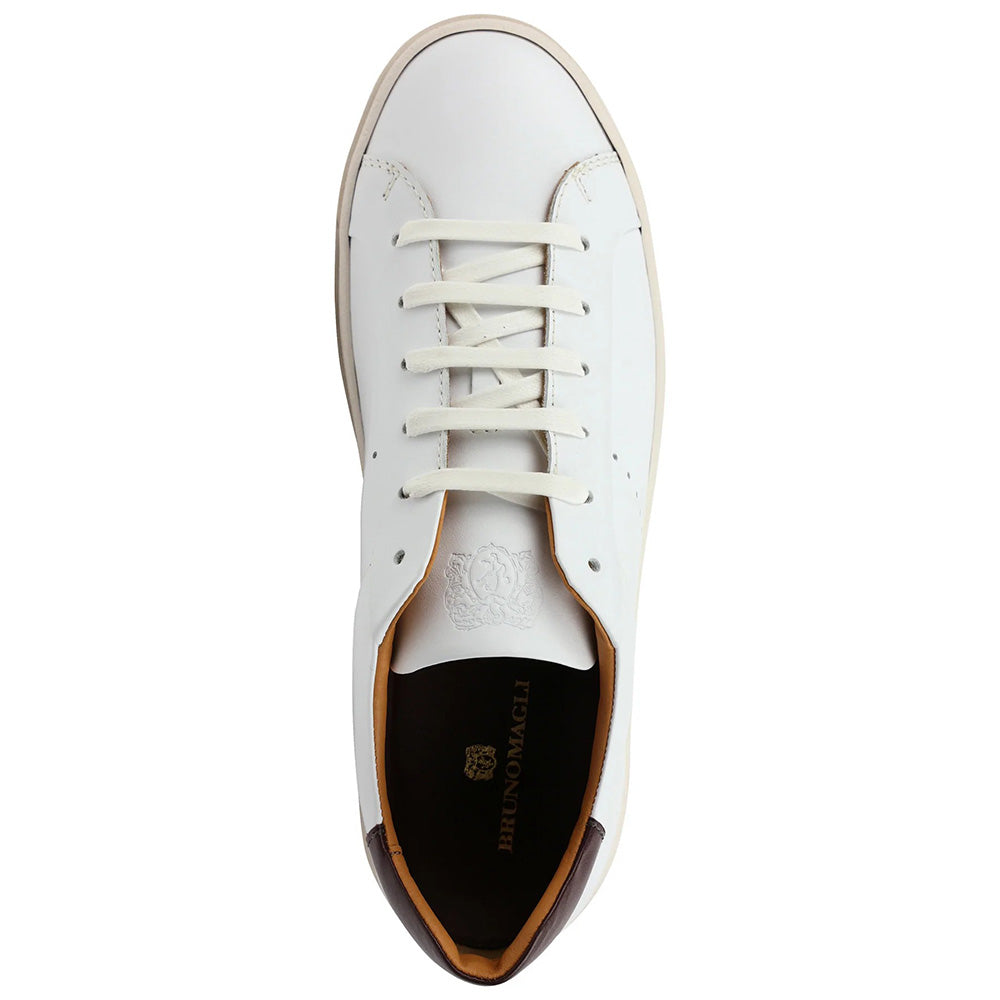 Bruno Magli Dante Leather Sneakers White