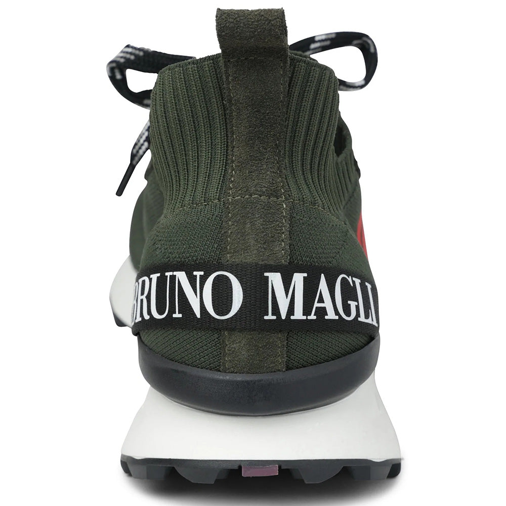 Bruno Magli Dion Sport Lace-up Sneakers Military Green