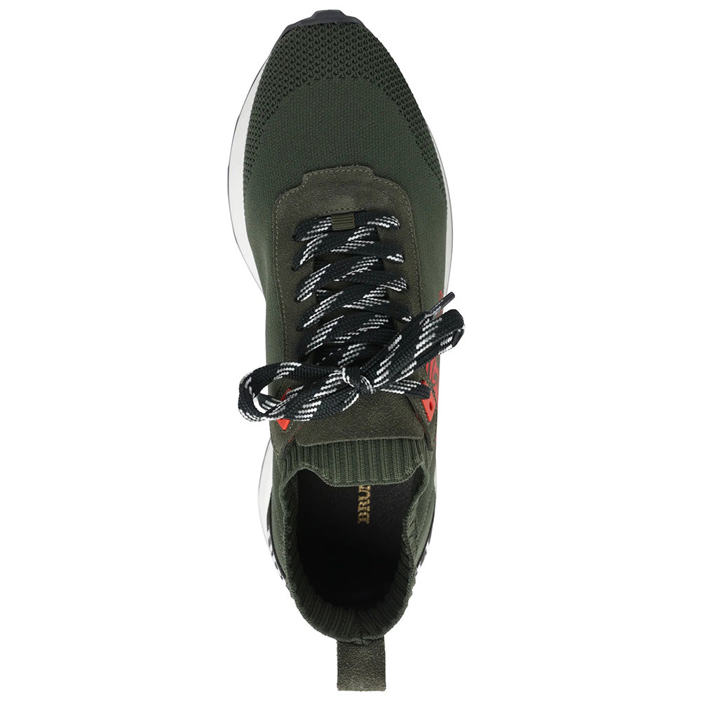 Bruno Magli Dion Sport Lace-up Sneakers Military Green