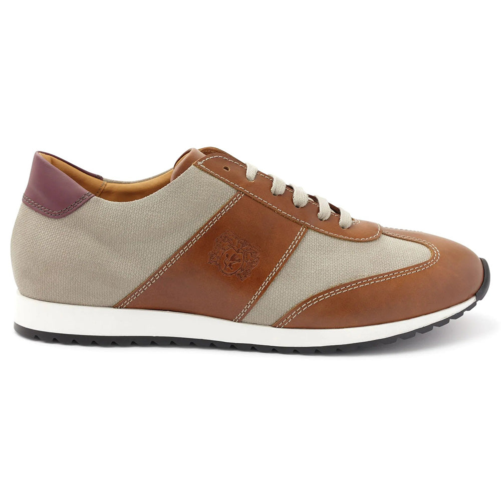 Bruno Magli Elliot Jogger Lace-up Sneakers Cognac / Taupe